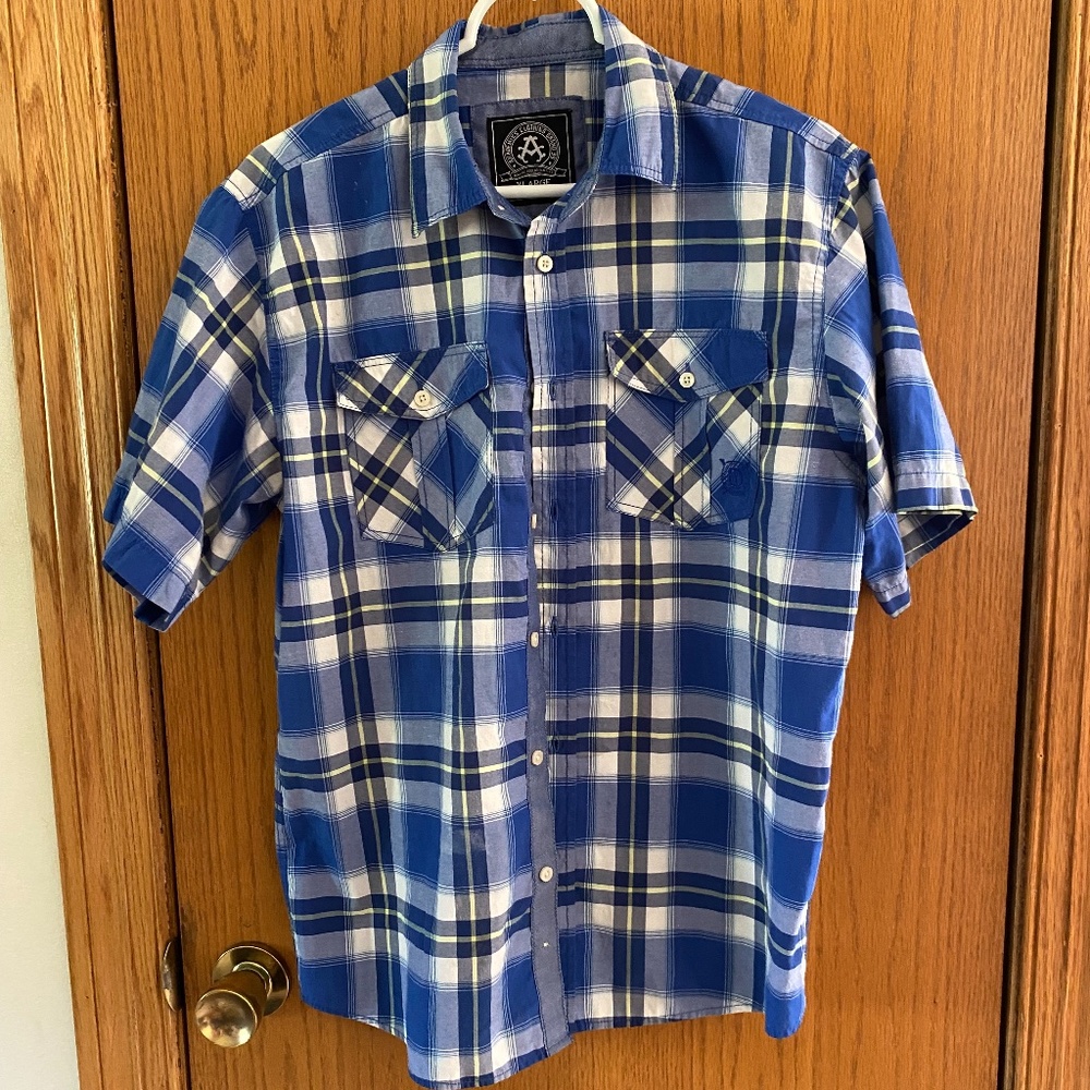 Akademiks Boys Plaid Shirt